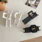 Beau - Elegant Openwork Square Shaped Claw Clip