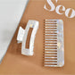 Beau - Hair Comb and Claw Clip 2 PCS Set