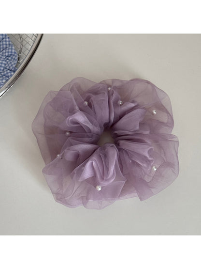 Gifty - Double Layer Ruffled Polyester Scrunchie