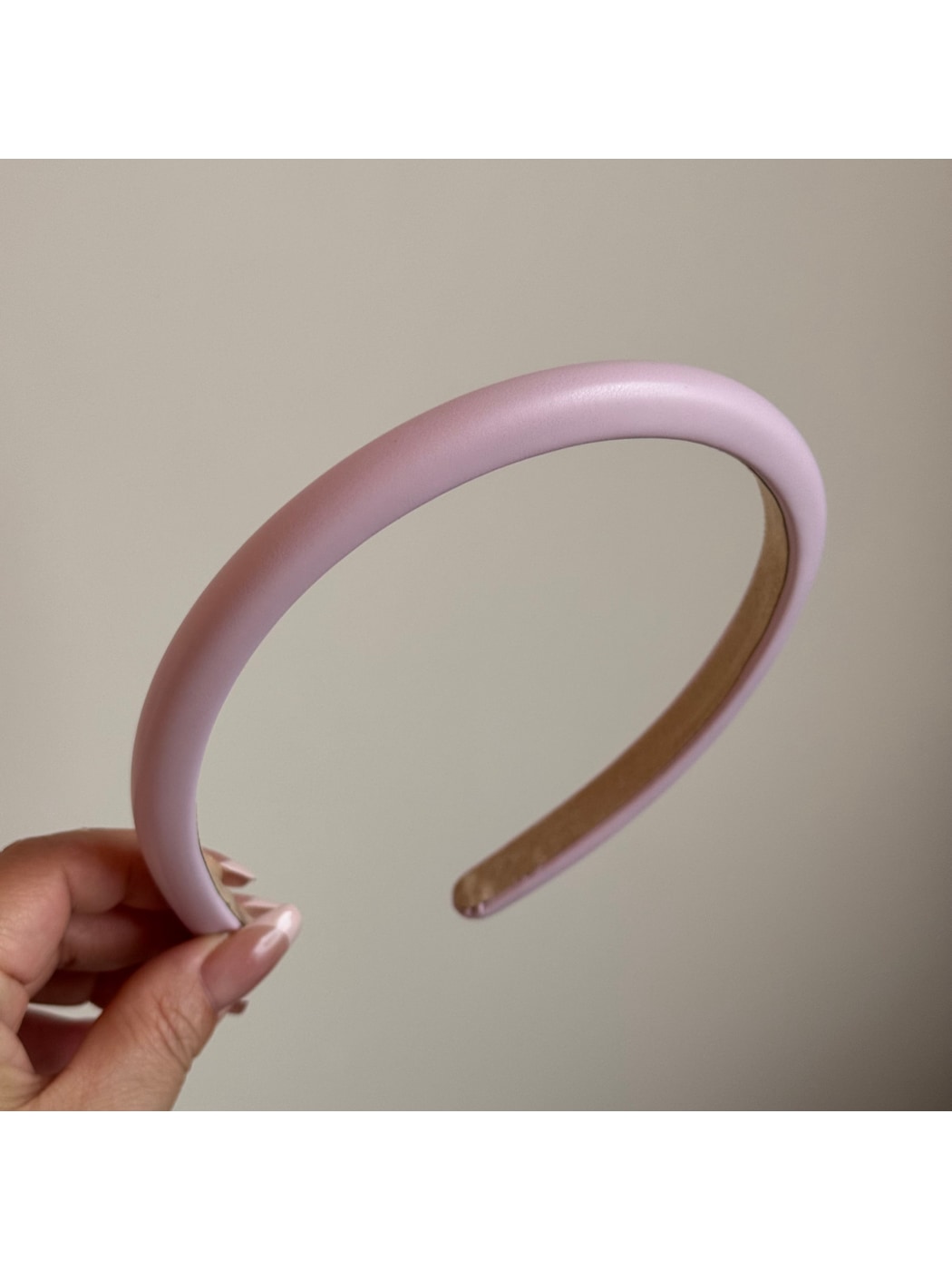Gifty - Simple Irregular Edge PU Leather Headband