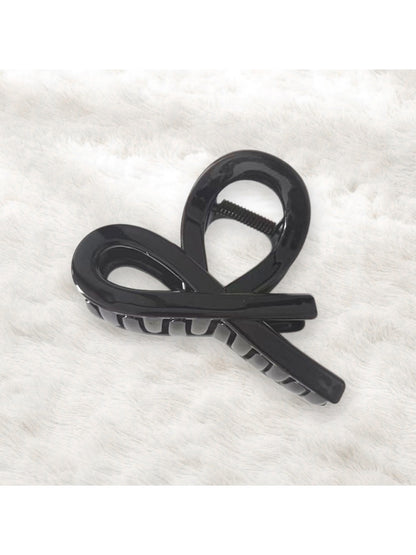 Beau - Simple Square Twist Design Plastic Claw Clip