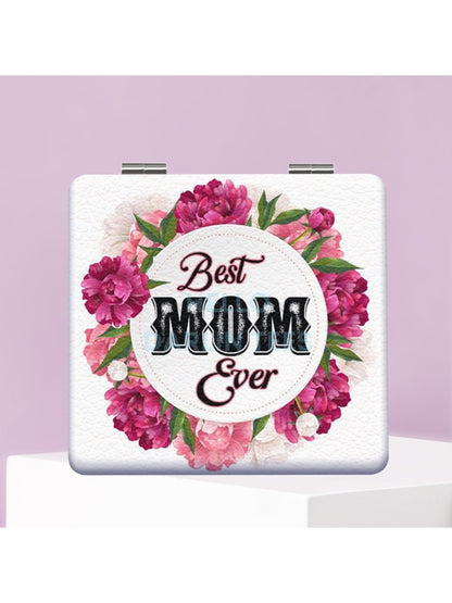 Mirroray - Cartoon Print Foldable PU Glass Mirror