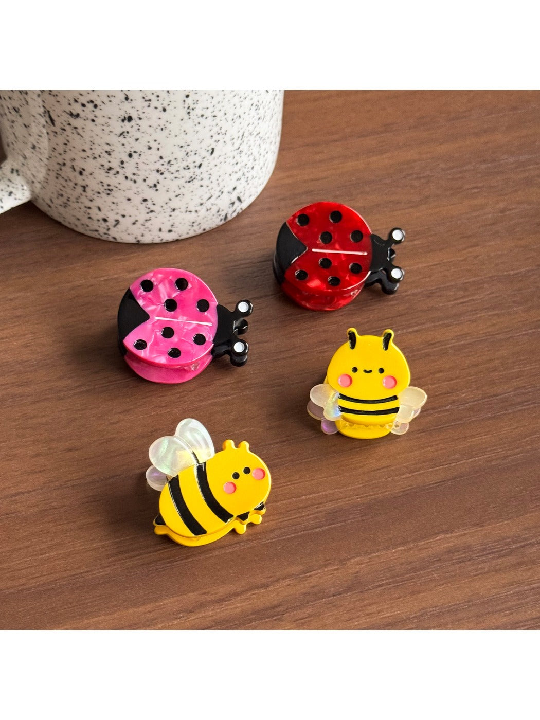 Beau - Animal Acetate Side Bangs Hair Clip