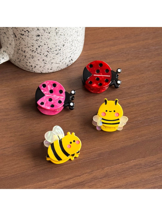 Beau - Animal Acetate Side Bangs Hair Clip