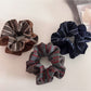 Gifty - Stylish Knitted Stripe Patchwork Scrunchies