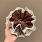 Gifty - Elegant Lace Trimmed Scrunchie