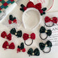 Beau - Christmas Sequin Star Bow Hair Accessories