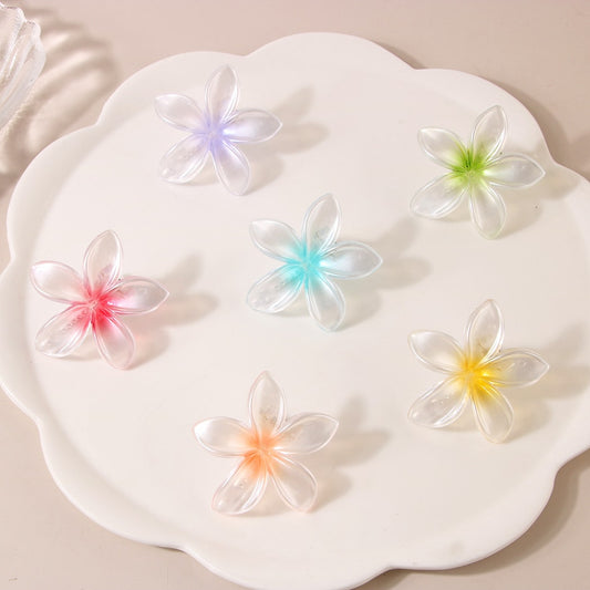 Beau - Petal Flower Duckbill Style Hair Clip