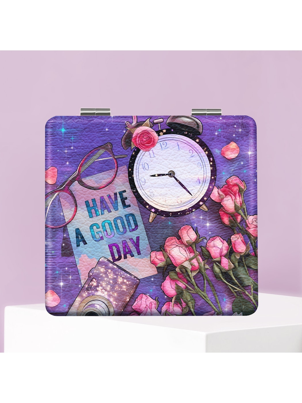 Mirroray - Portable Illustrated Folding Pocket Mirror