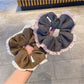 Gifty - Fall Winter Ruffle Pleat Scrunchies
