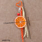 Keypus - PVC Lemon Shaped Rope Bag Charm Keychain