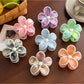 Beau - Five Petal Floral Plastic Hair Claw Clip