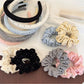 Gifty - Rounded Polka Dot Polyester Fashion Scrunchie