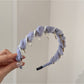 Gifty - Polka Dot Mesh Wave Geometric Print Headband