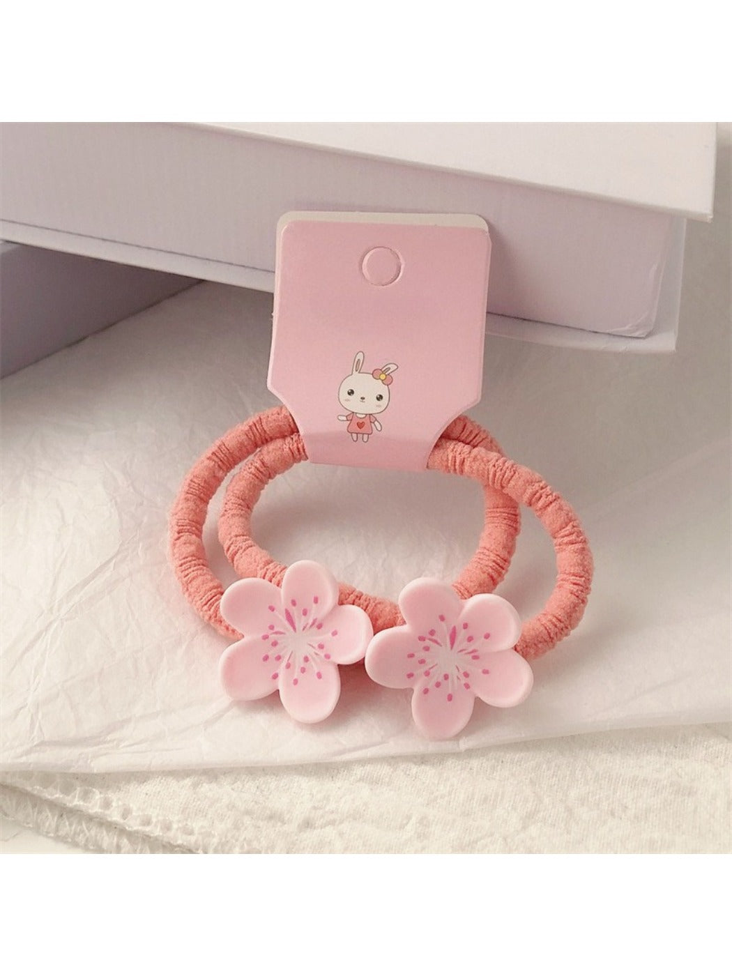 Gifty - Cute Flower Hair Tie (2 Pcs)