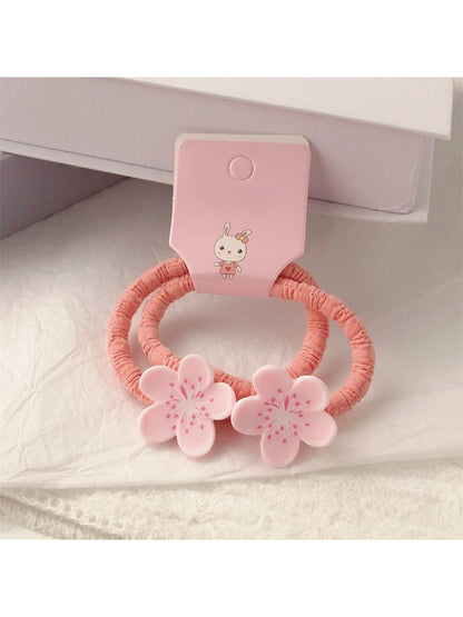 Gifty - Cute Flower Hair Tie (2 Pcs)