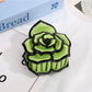 Beau - Rose Shape Plastic Floral Decorative Claw Clip