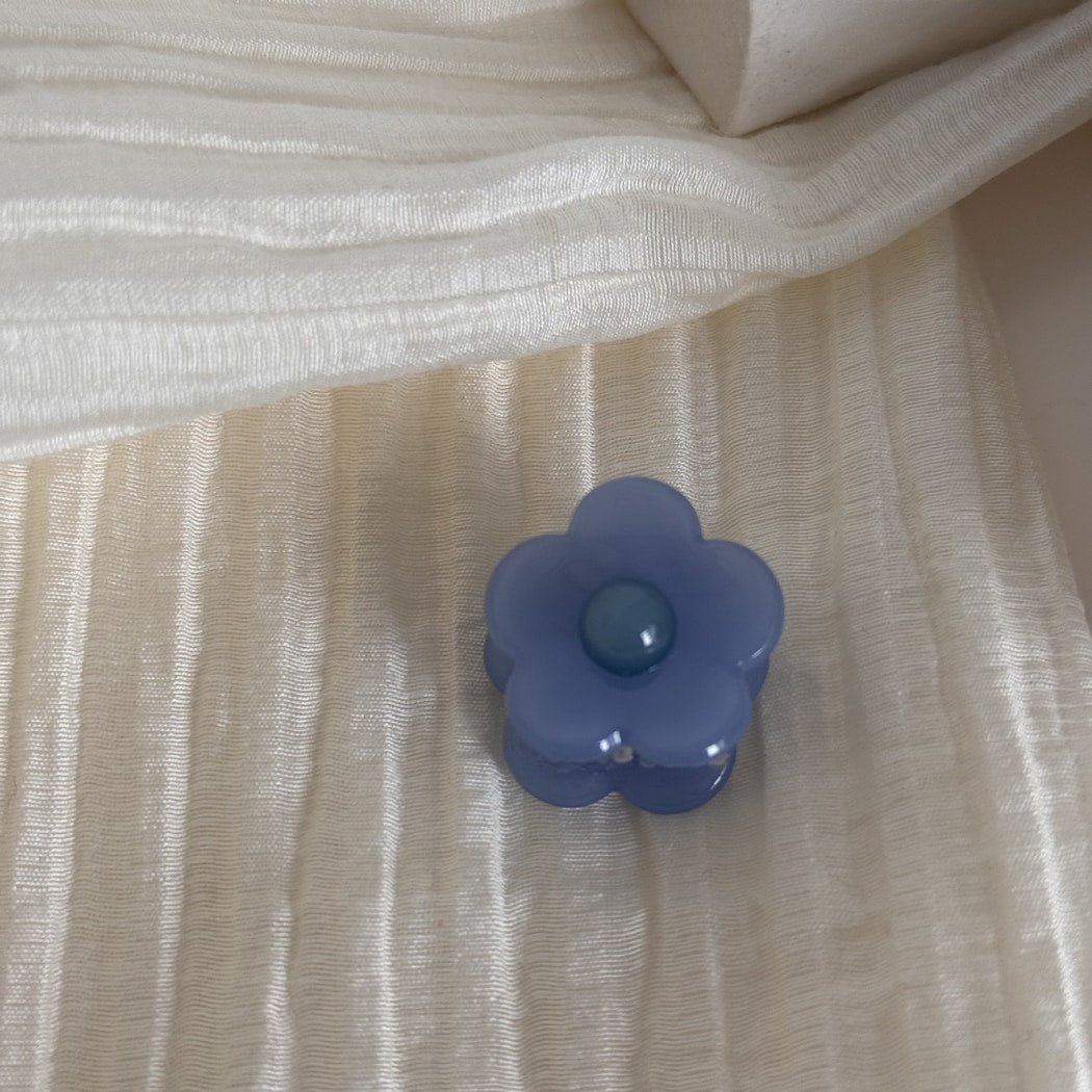 Beau - Acetate Flower Side Hair Claw Clip