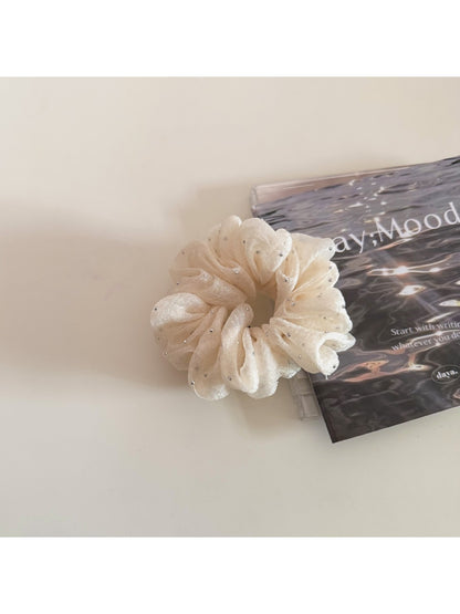 Gifty - Minimalist Solid Color Pleated Scrunchie