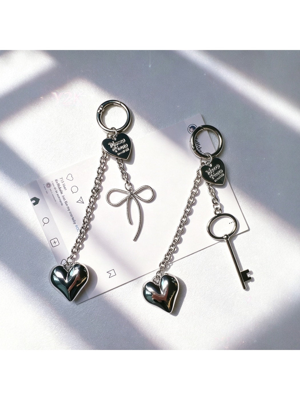Keypus - Decorative Alloy Bag Charm Pendant Keychain