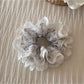 Gifty - Lace Trim Floral Print Scrunchie