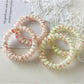 Gifty - Floral Print Telephone Hair Ring