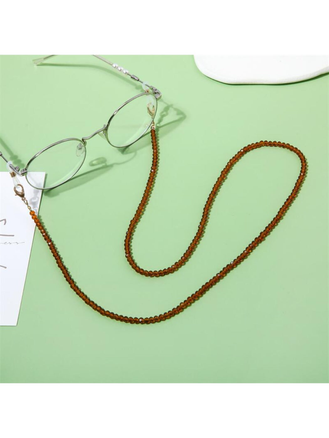 Velra - Solid Color Beaded Eyeglass Strap