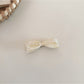 Gifty - Heart Cutout Bow Satin Scrunchie