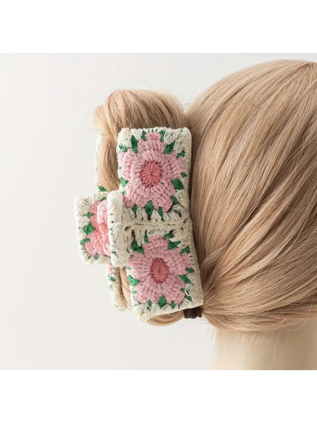 Beau - Colorful Flower Knitted Hairpins
