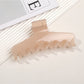 Beau - Jelly Finish Wide Shape Women's Claw Hair Clip