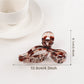Beau - Minimalist Taupe Hair Claw Clip
