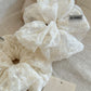 Gifty - Floral Lace Ponytail and Bun Scrunchie