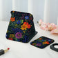 Mirroray - Dark Floral Tabletop Folding Vanity Mirror