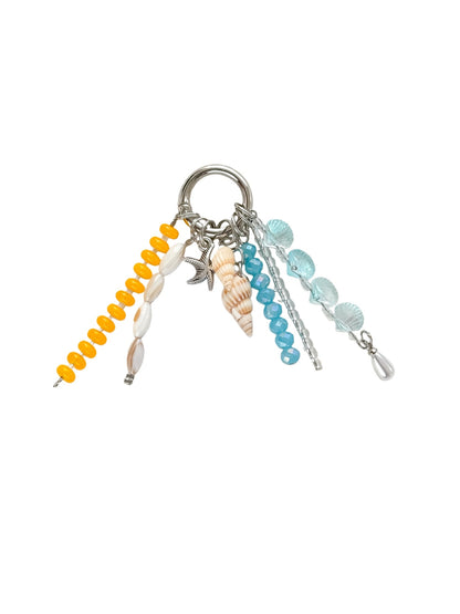 Keypus - Ocean Shell Beaded Decorative Bag Charm Keychain