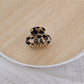 Beau medium half ponytail claw clip open showing teeth and spring