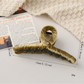 Beau - Large Looped Geometric Solid Color Claw Clip