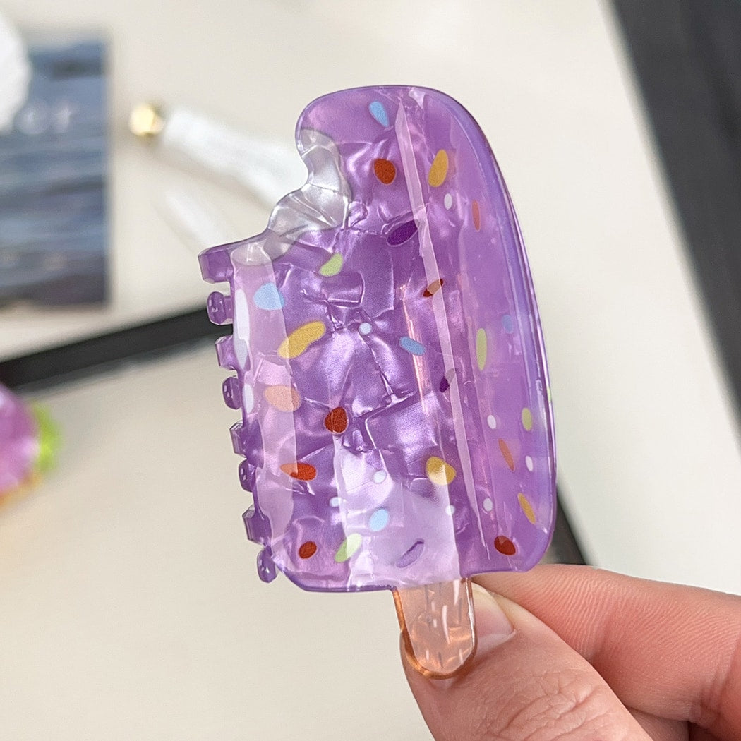 Beau - Cartoon Ice Cream Motif Claw Clip