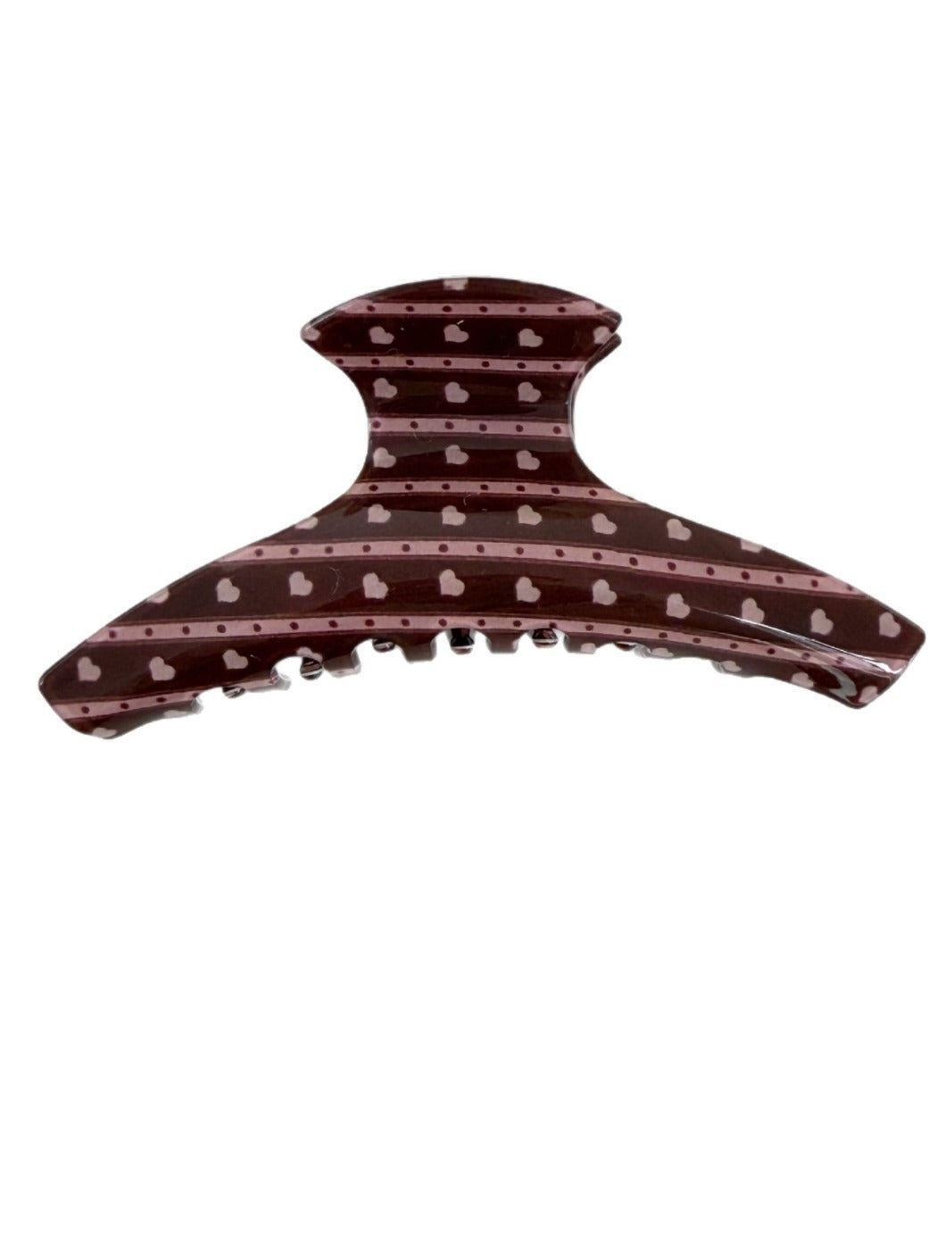 Beau - Polka-Dot Heart-Shaped Hair Clip
