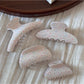 Beau - Acrylic Butterfly Print Patterned Hair Claw Clip