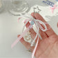 Keypus - Polyester Alloy Plastic Bow Bag Charm Keychain