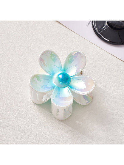 Beau - Iridescent Petal Flower Claw Clip