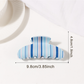 Beau - Striped PVC Updo Hair Clip