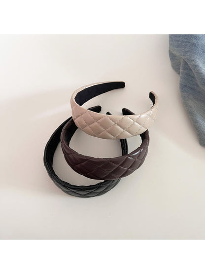 Gifty - Vintage Argyle Wide Hair Hoop