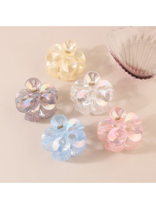 Beau - Colorful Hollow Out Flower Hair Claw Clip