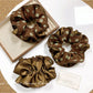 Gifty - Brown Polki Dot Satin Hair Ring
