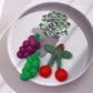 Feltery - Cute Fruit Felt Brooch 3D Cartoon