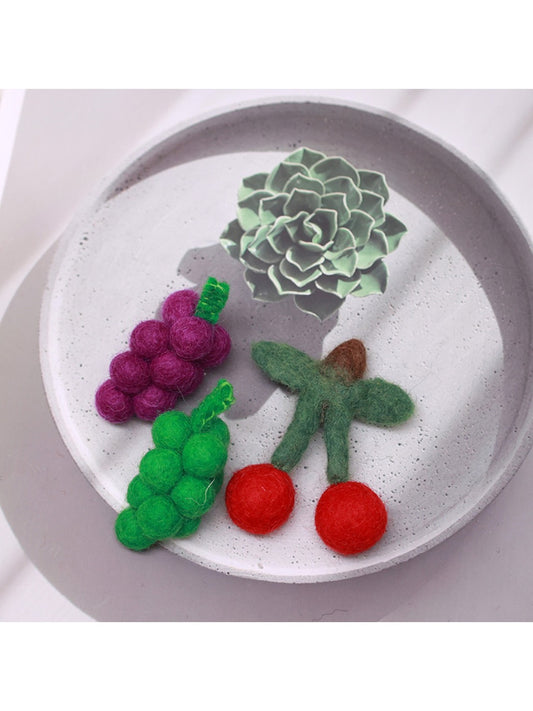 Feltery - Cute Fruit Felt Brooch 3D Cartoon