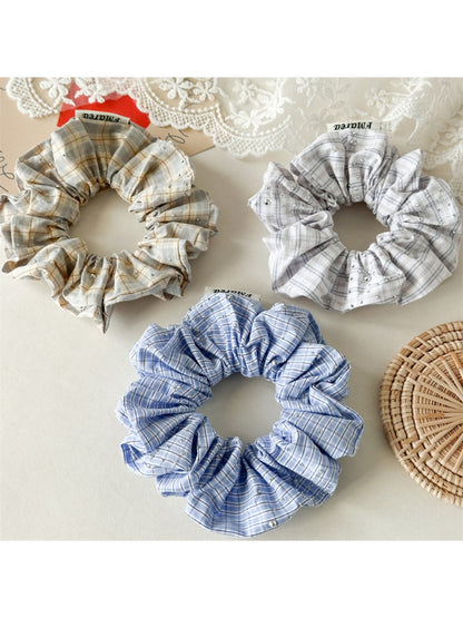 Gifty - Chic Plaid Scrunchie Hair Tie