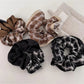 Gifty - Checkered Fabric Hair Scrunchie