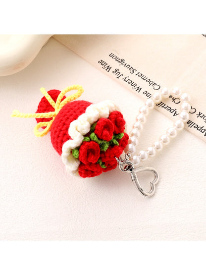 Keypus - Rose handbag pendant